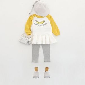 Girls Yellow Mustard Long Sleeve Tunic Dress